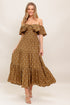belle-amour-brown-woven-midi-dress Flying Tomato-Sophia's Style-5